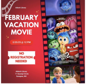 FEBRUARY VACATION MOVIE @ Abbott Library